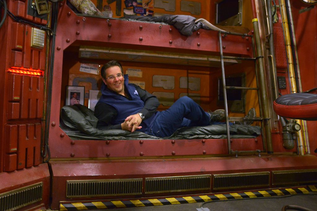 Red Dwarf XII John Fry on set