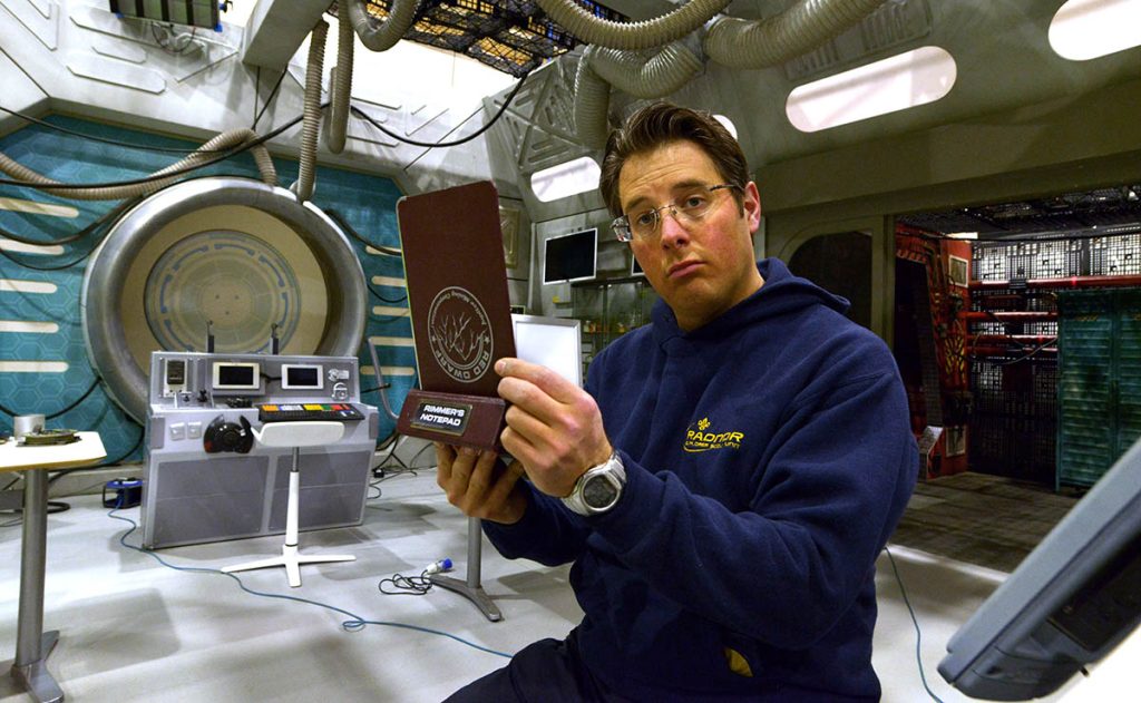 Red Dwarf John Fry BTS Cameraman